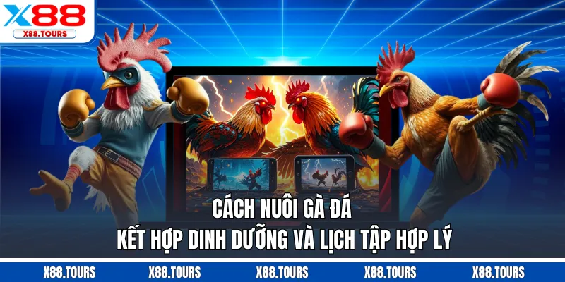 Cách Nuôi Gà Đá - Kết Hợp Dinh Dưỡng Và Lịch Tập Hợp Lý