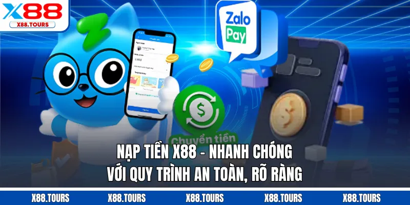 Nạp Tiền X88 - Nhanh Chóng Với Quy Trình An Toàn, Rõ Ràng