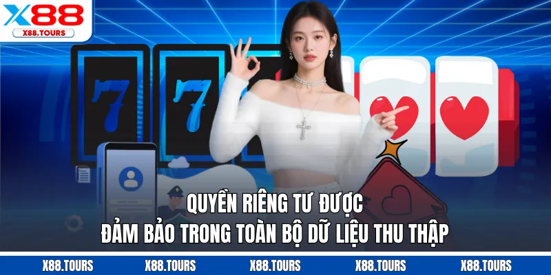 Quyền riêng tư được đảm bảo trong toàn bộ dữ liệu thu thập