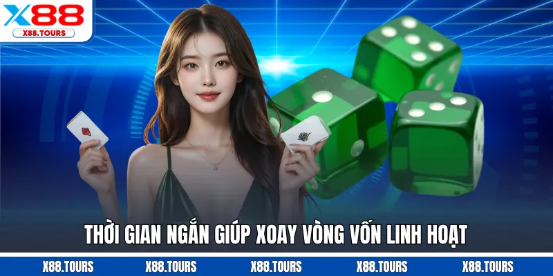 Thời gian ngắn giúp xoay vòng vốn linh hoạt